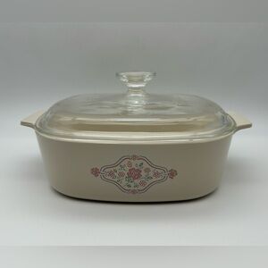 Vintage Corningware English Breakfast 2L Dish With Lid